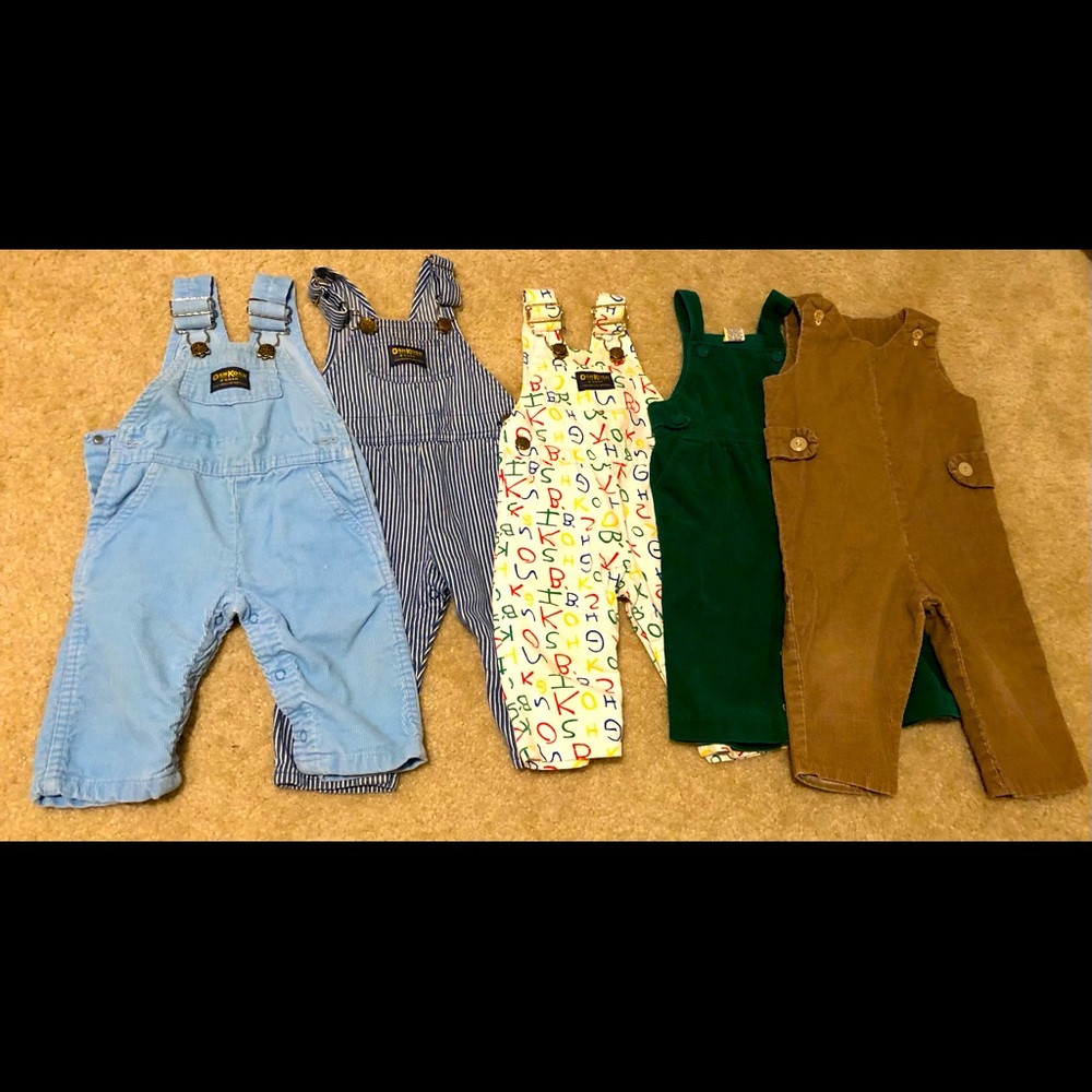 Unisex Baby/Toddler Vintage Overalls Lot